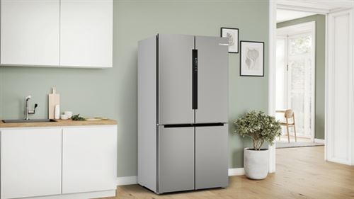 Multi-door refrigerator - BOSCH - KFN96VPEA - Stainless steel