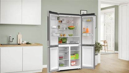 Multi-door refrigerator - BOSCH - KFN96VPEA - Stainless steel