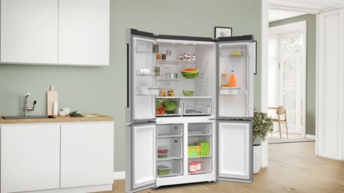 Multi-door refrigerator - BOSCH - KFN96VPEA - Stainless steel