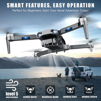 NBD 4K Drone with Camera for Adults, 52-Min Flight, 10,000FT Range, 249g Foldable FPV Quadcopter, 5G WiFi, Brushless Motor, Smart Return Home (Grey)
