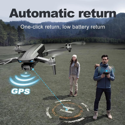 NBD 4K Drone with Camera for Adults, 52-Min Flight, 10,000FT Range, 249g Foldable FPV Quadcopter, 5G WiFi, Brushless Motor, Smart Return Home (Grey)