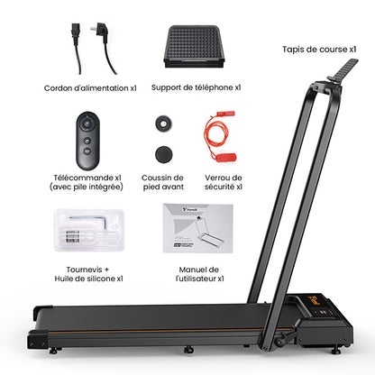 FT51 2-in-1 Treadmill, Electric Folding Treadmill