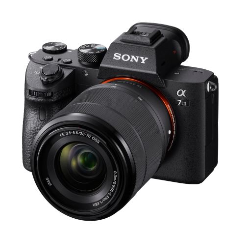 Sony Alpha 7 III Black Mirrorless Camera + FE 28-70mm f/3.5-5.6 Black Lens