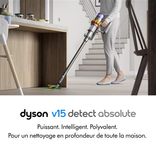 Staubsauger Dyson V15 Detect Absolute Grau und Violett