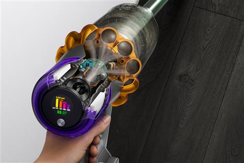 Staubsauger Dyson V15 Detect Absolute Grau und Violett
