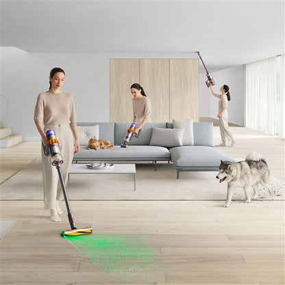 Staubsauger Dyson V15 Detect Absolute Grau und Violett
