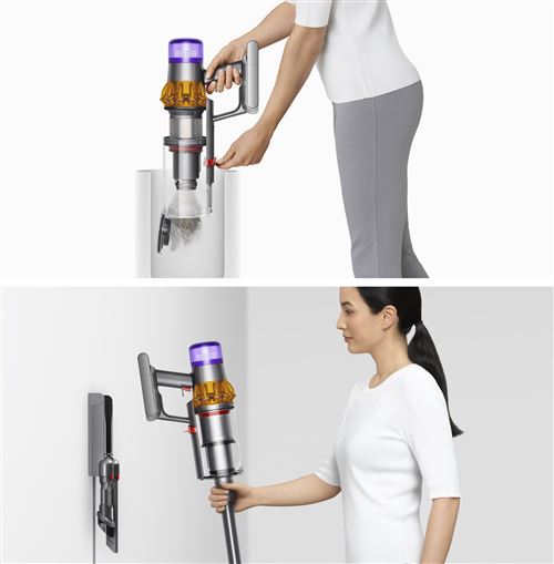 Staubsauger Dyson V15 Detect Absolute Grau und Violett