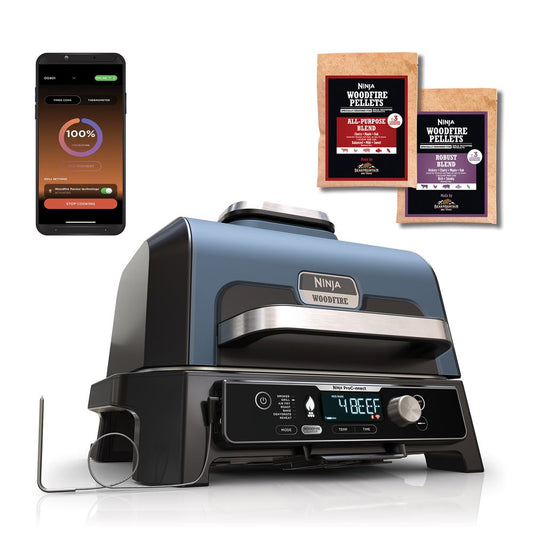 Ninja Woodfire Pro Connect OG901EU Electric Grill and Smoker
