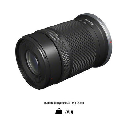 Canon EOS R100 Black Mirrorless Camera + RF-S 18-45mm Lens